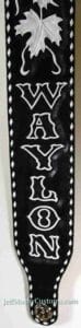 Waylon Jennings tribute strap by Jeff Mosby