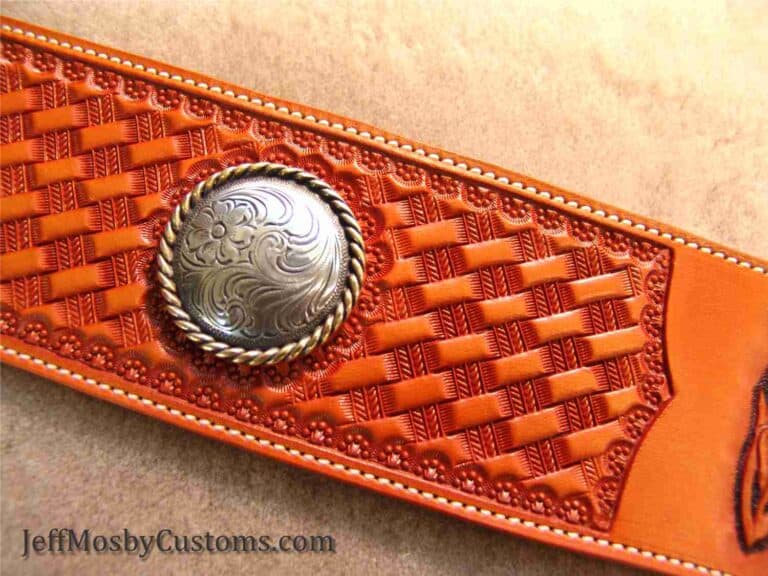 Western Guitar Strap by Jeff Mosby
