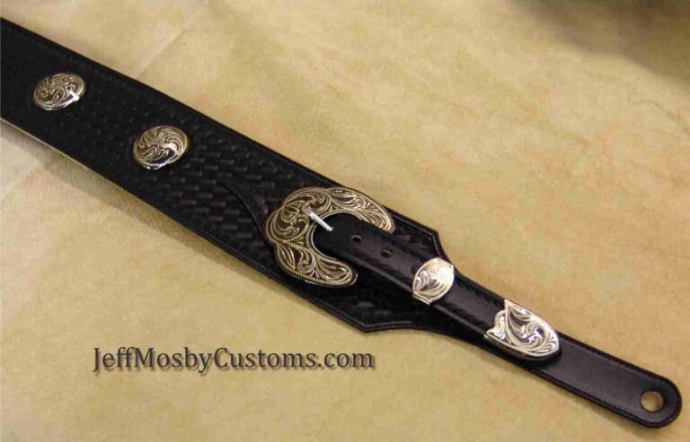 Western Guitar Strap by Jeff Mosby