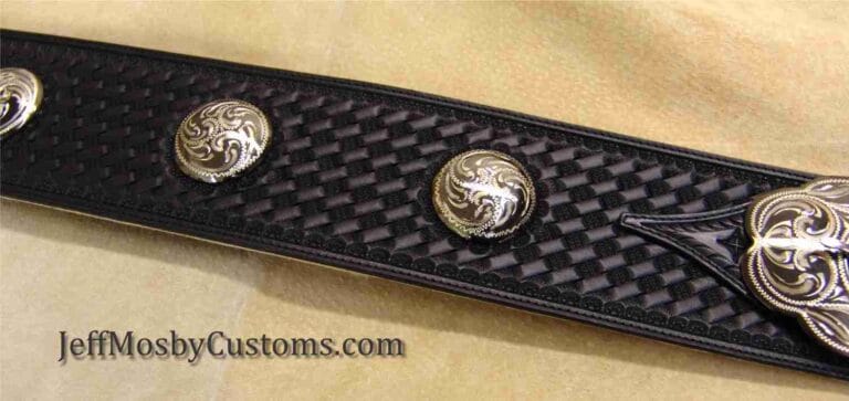 Western Guitar Strap by Jeff Mosby