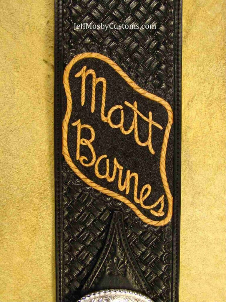 Western Guitar Strap by Jeff Mosby