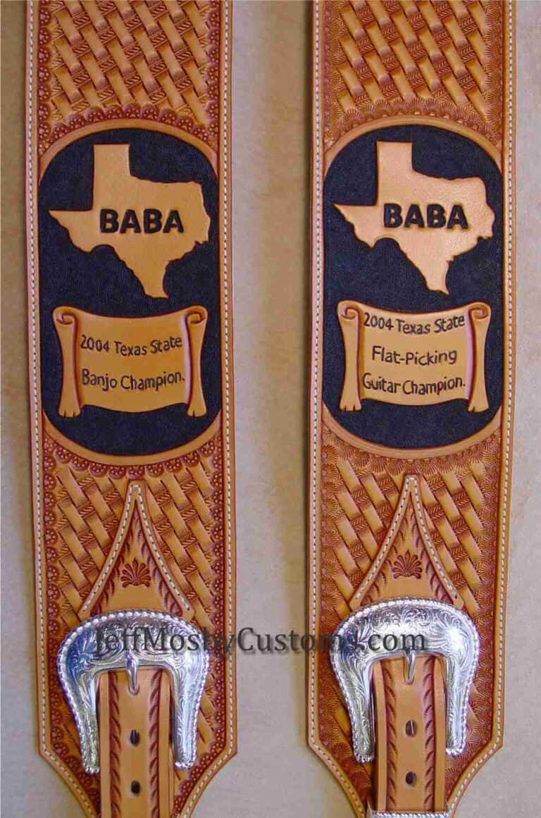 Western Guitar Strap by Jeff Mosby