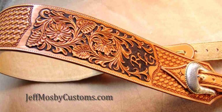 Western Guitar Strap by Jeff Mosby