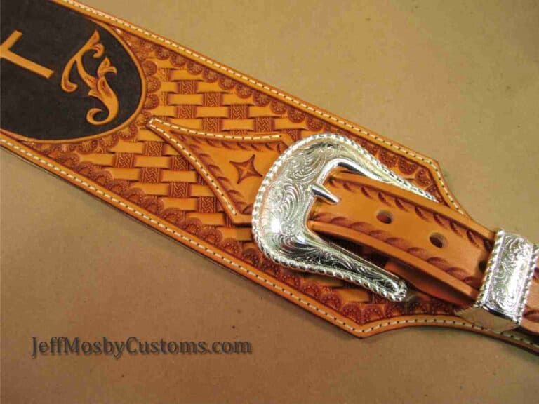 Western Guitar Strap by Jeff Mosby