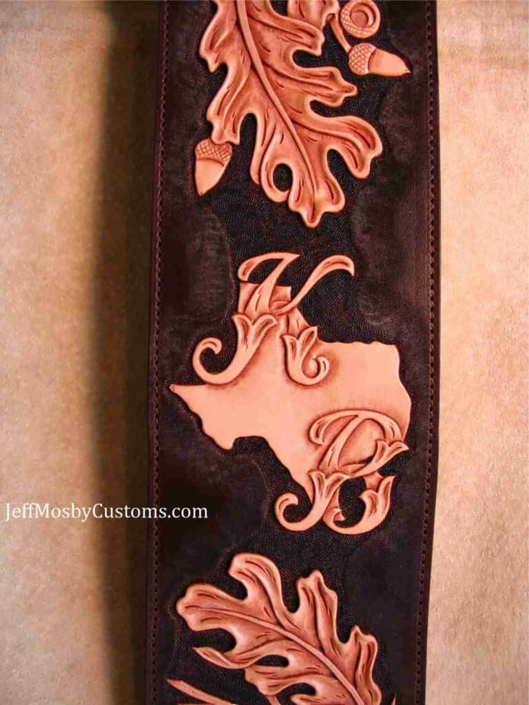 Western Guitar Strap by Jeff Mosby